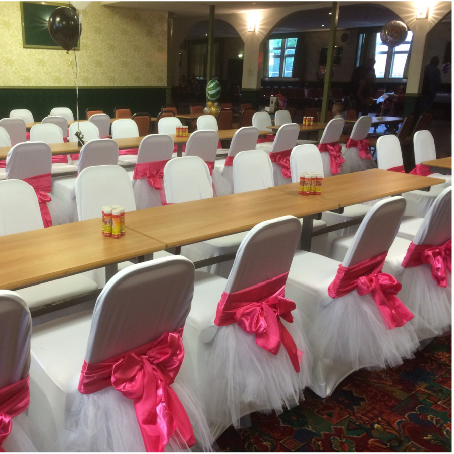 Chair Covers and Sashes - Face Painting, Entertainment and Party