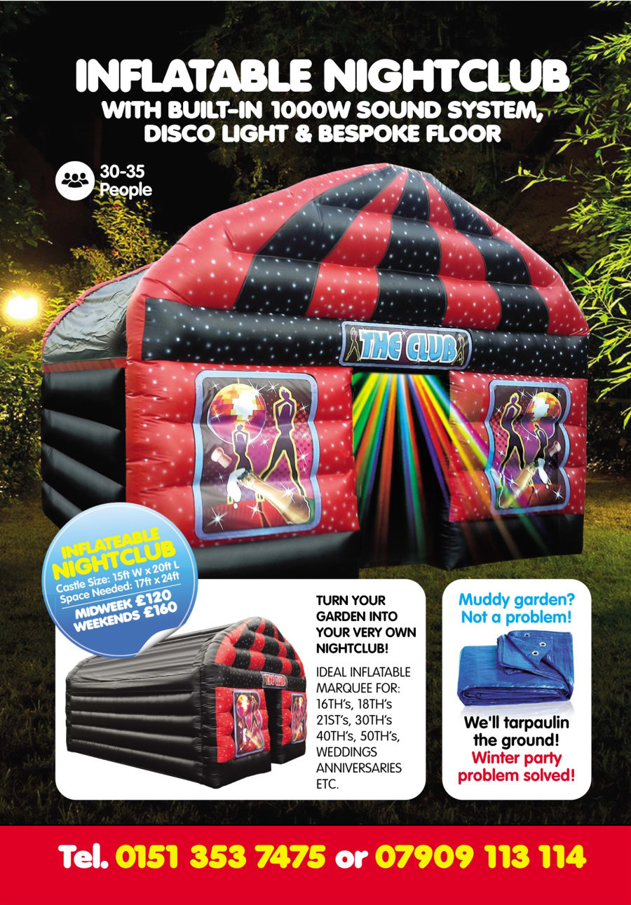 Inflatable Marquee Inflatable Nightclub Hire Bouncetastic