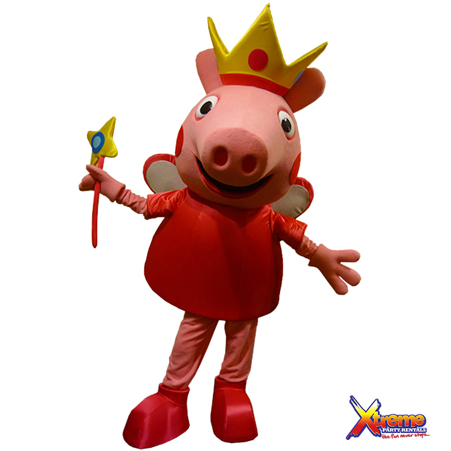 Princess Peppa Character Bouncy Castle Party Rentals in Bridgetown Barbados Xtreme Party Rentals Inc