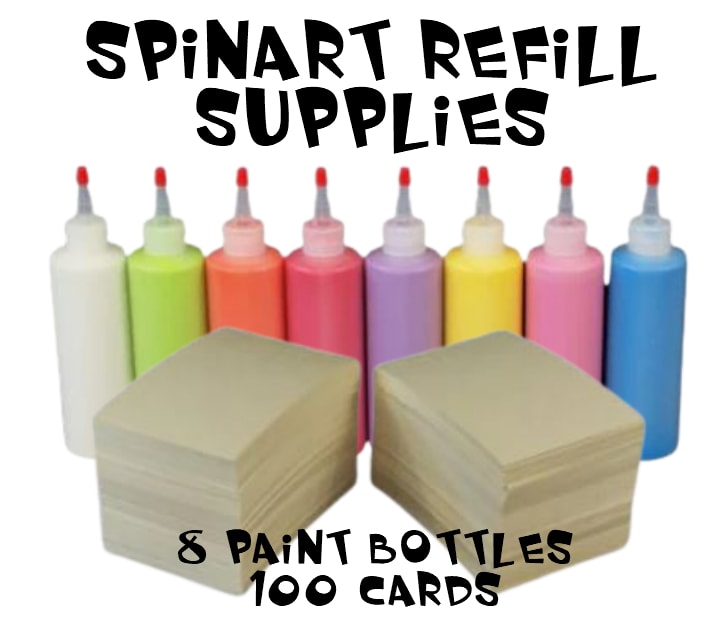 Spin Art Refill Supplies - Bounce House Rental in Fort Worth, Arlington,  Stephenville, Midlothian, Lipan & beyond