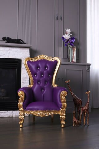 Cheap on sale purple chair