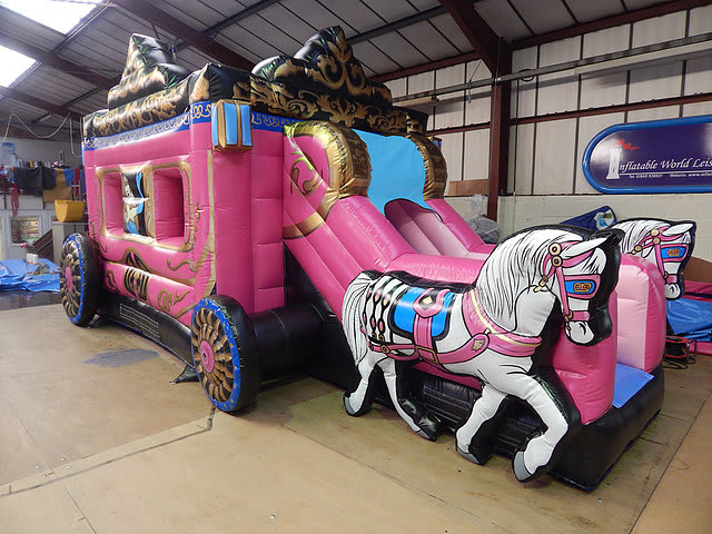 Horse store bouncy castle