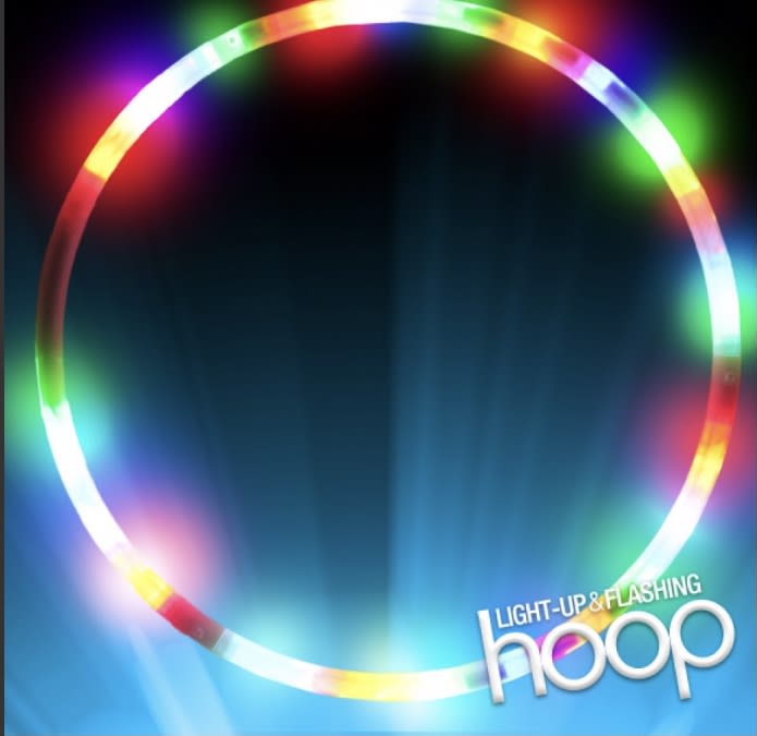 Light up hula clearance hoop