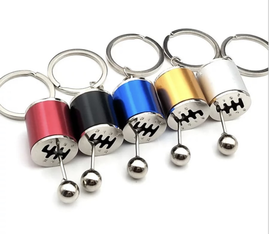 Fidget gear shift on sale keychain