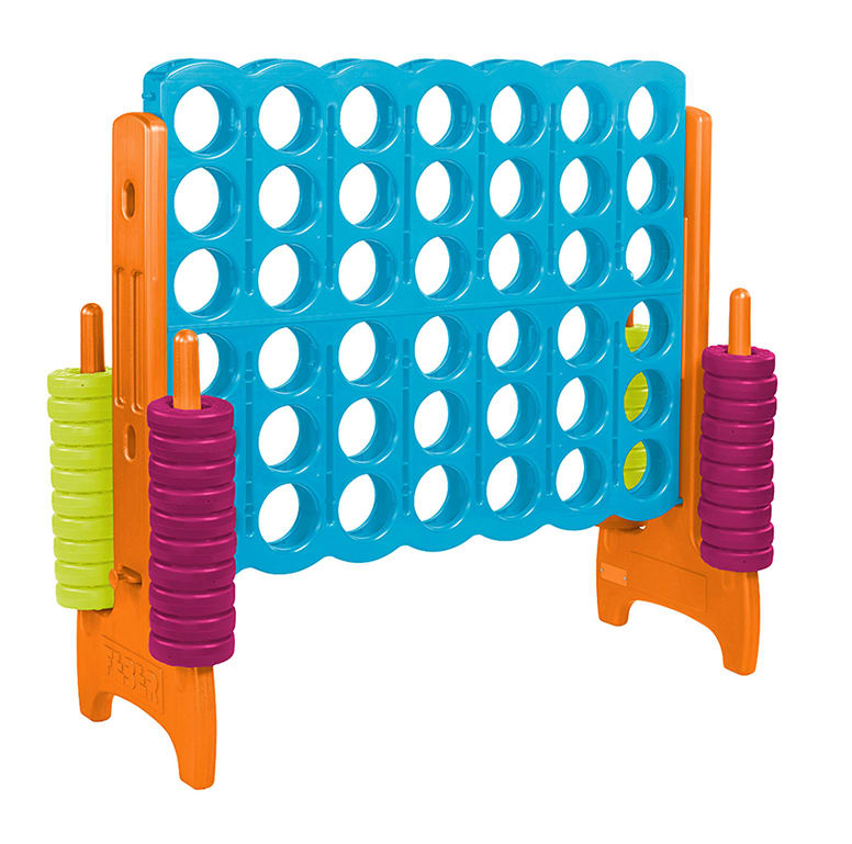 4FT Tall Giant Connect 4 (Light Blue & Orange) - Rent in Houston and  Surrounding Areas