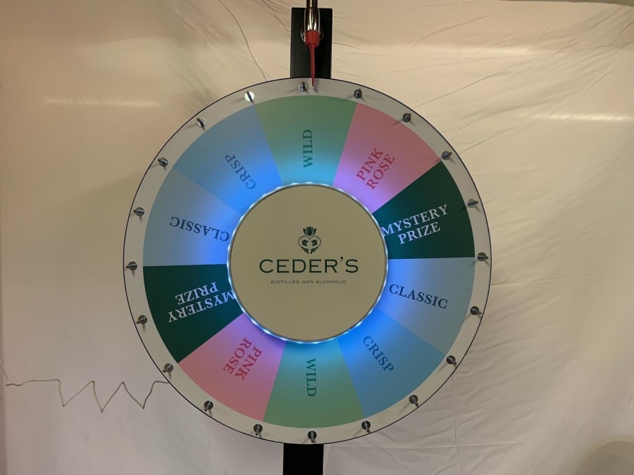 Spin The Wheel Hire  London & Nationwide - JS Fun Event Hire