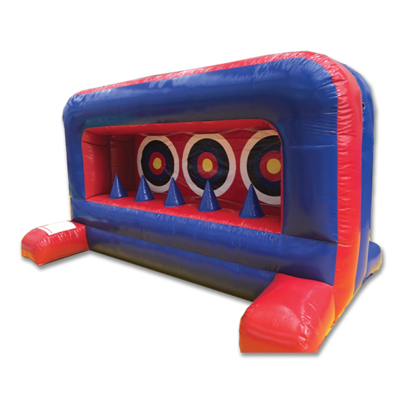 Inflatable nerf shooting store range