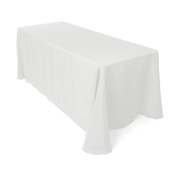 Black Rectangular Tablecloth Rental - Polyester