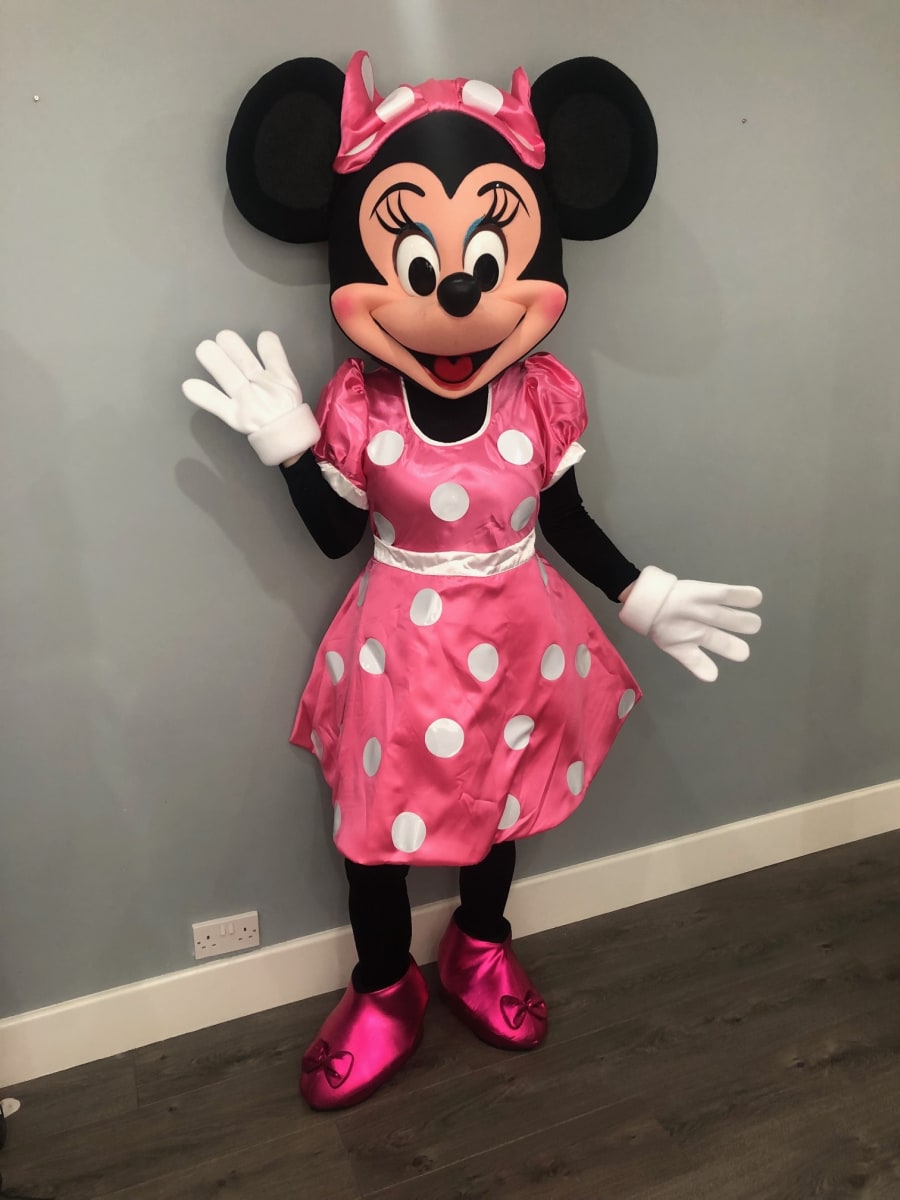 Minnie mouse shop costume head