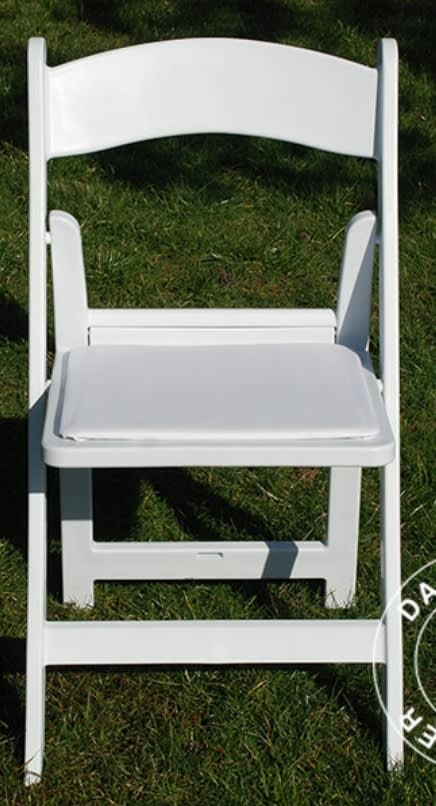 White shop event chairs