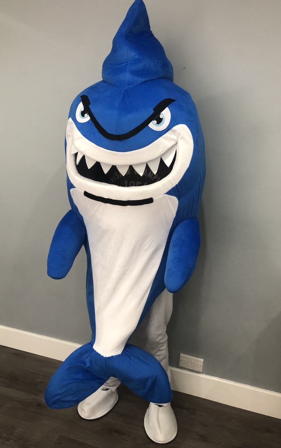 Shark Mascot costume - Bouncy Castle Hire in Essex