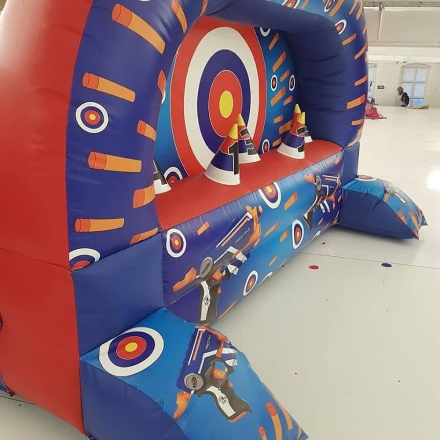 Inflatable Nerf Tag Shooting Range