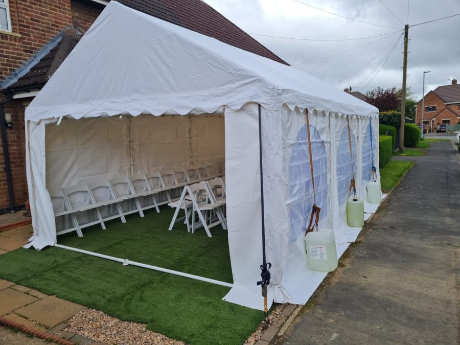 Garden marquee hire