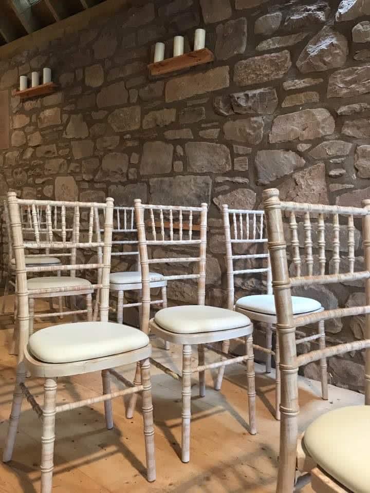 Limewash store chiavari chair