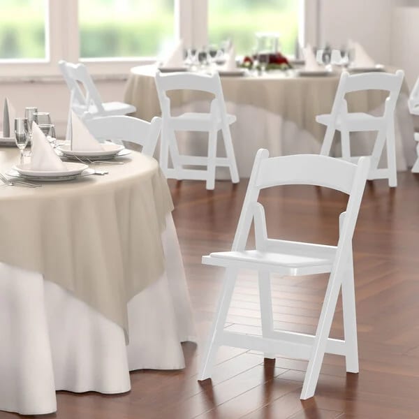 Bulk folding deals chairs and tables