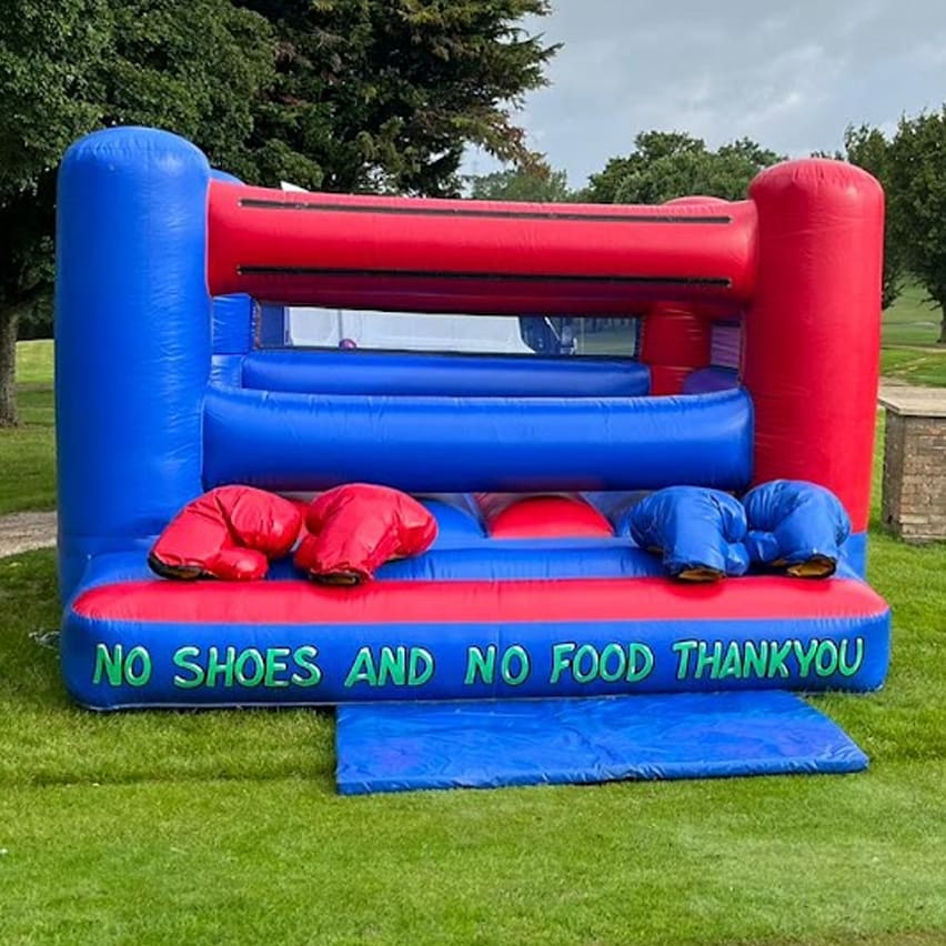 Inflatable store wrestling ring