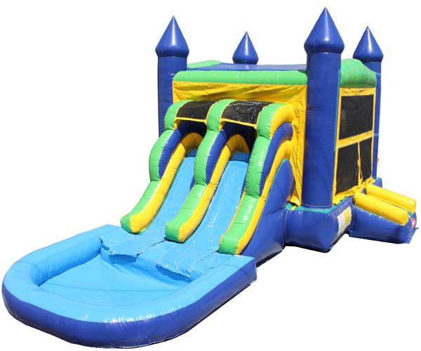 Bounce house with deals pool