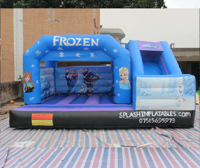 inflatable frozen castle