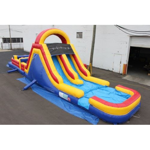 60 Ft Obstacle Course w/ tall slide from Biloxi Bounce House