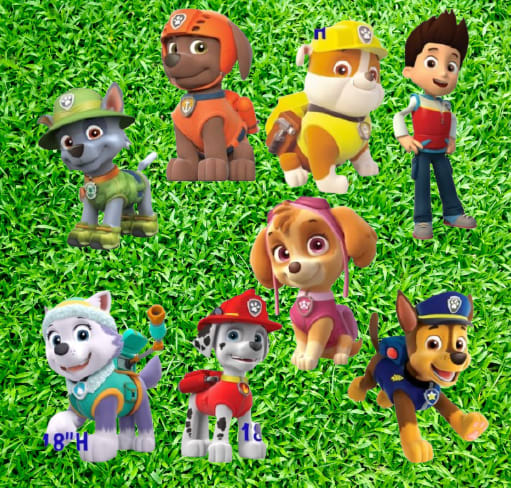 Paw Patrol Wrapping Paper 