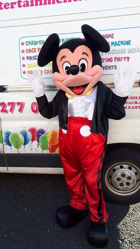 Mickey and minnie hot sale mascot costume