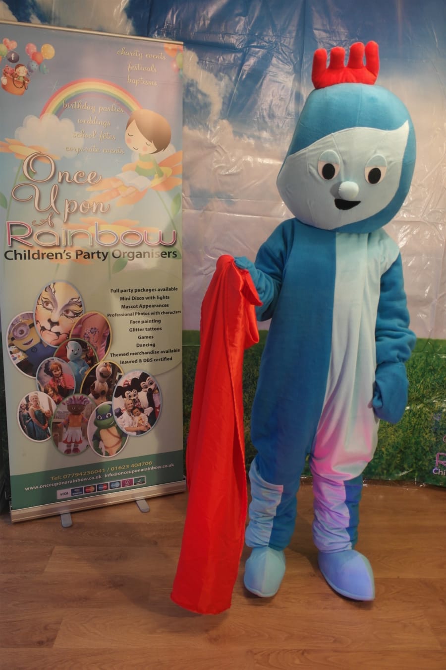 Iggle Piggle Mascot Costume - Bouncy Castle Hire in Essex