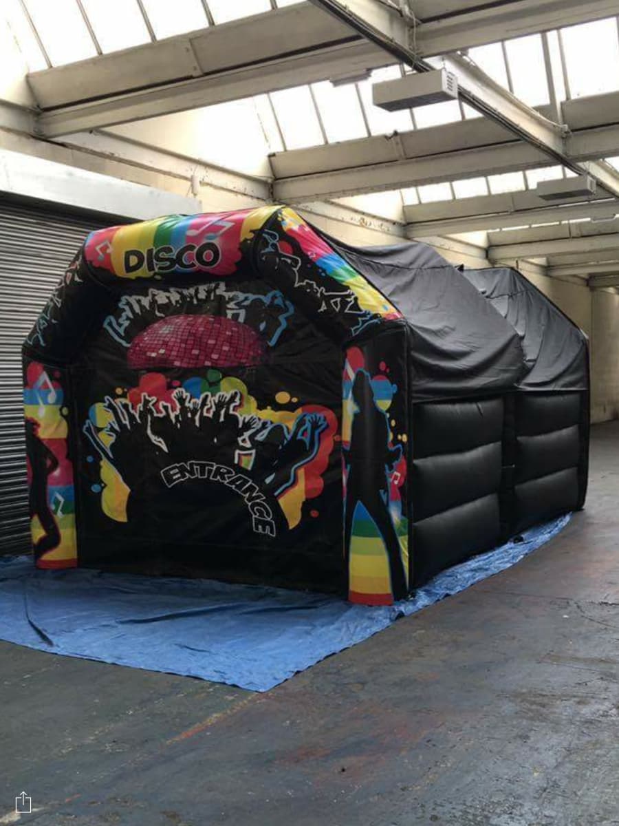 Inflatable Night Club and Party tent hire Aberdare, Swansea, Cardiff