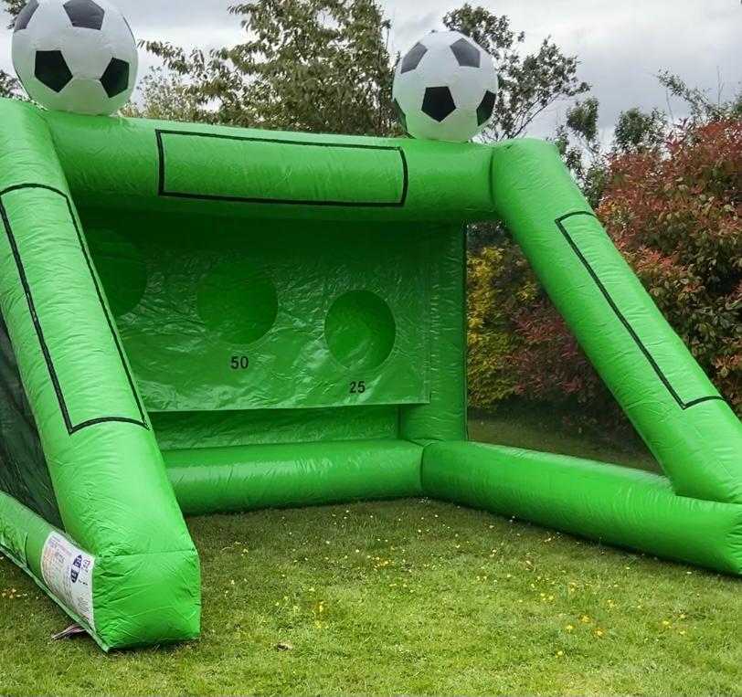 Inflatable Beat The Goal Keeper - Bouncy Castle Hire and soft play