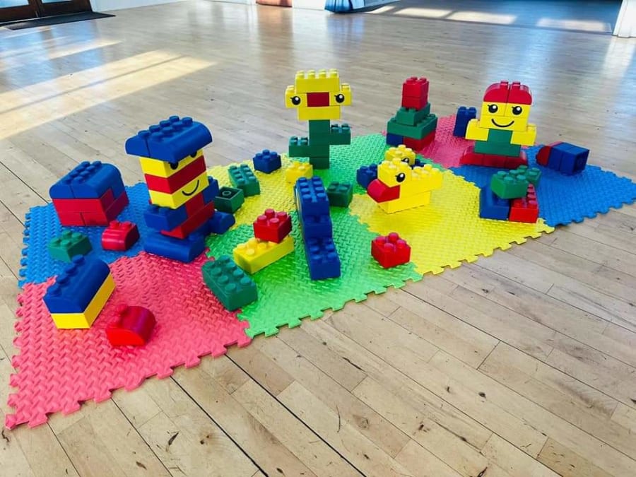 Large rubber best sale lego blocks