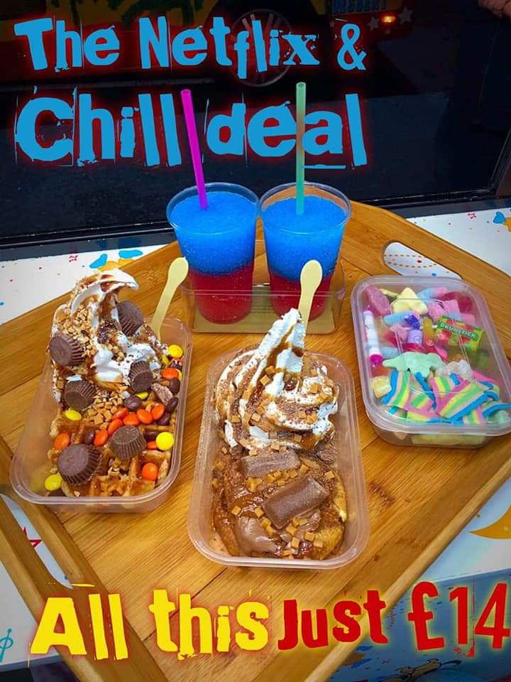 Netflix & Chill Deal, Ice Cream Dessert Tray