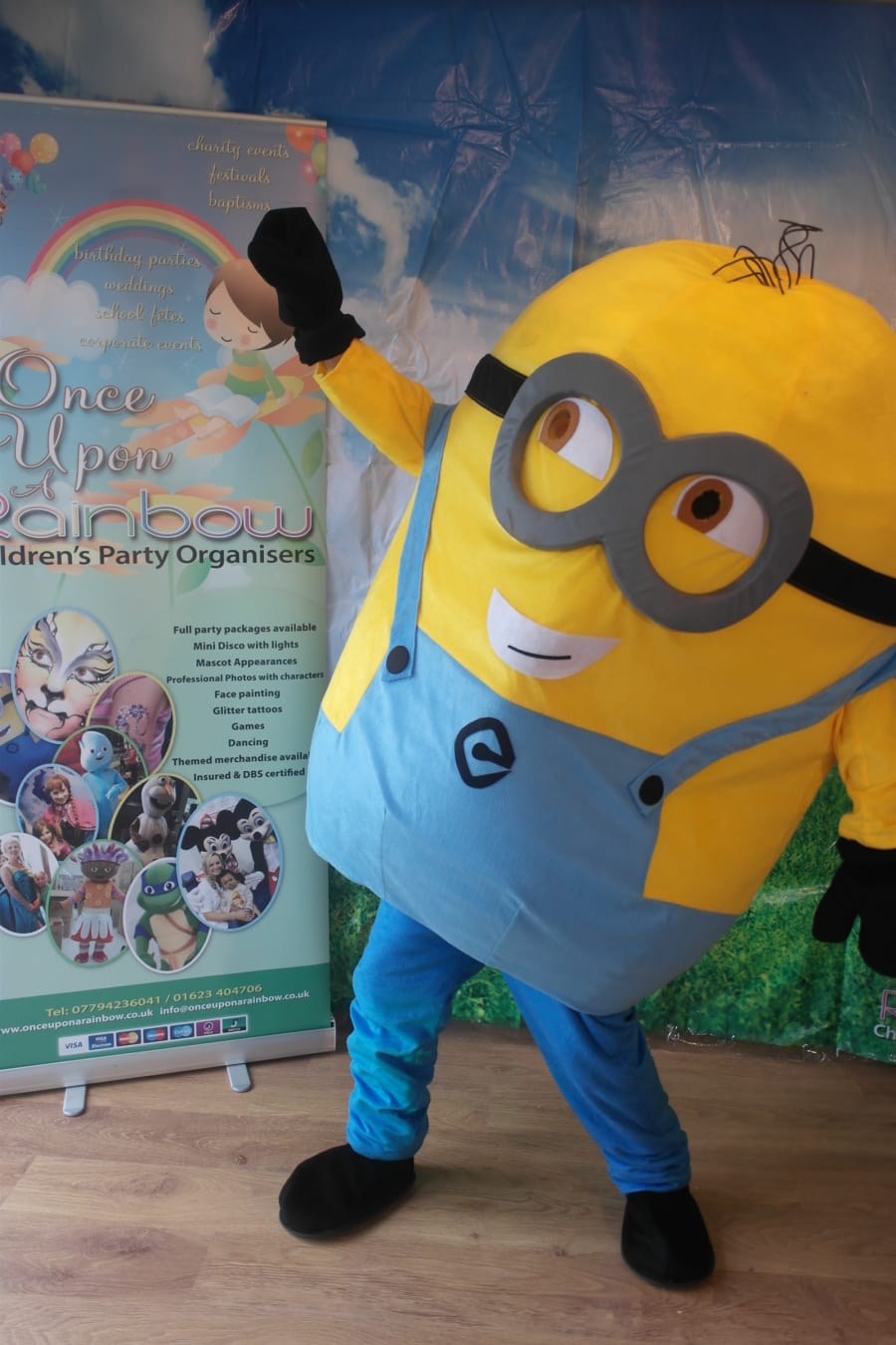 Two Eyed Minion (Un-Manned costume hire) - Children's Party Organisers & Mascot  Hire in Mansfield & Nottinghamshire