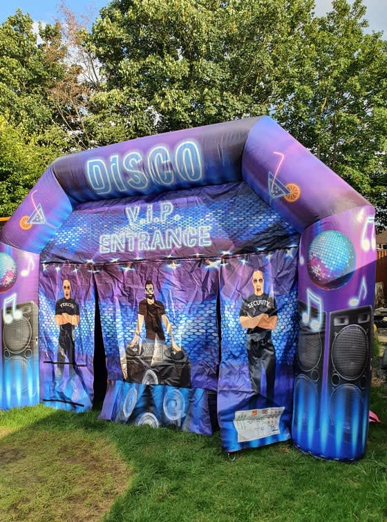 Inflatable Night-Club 02 - Bouncy Castle & Soft Play Hire in Abingdon,  Didcot, Wantage, Oxford, Witney, Bicester, Faringdon, Wallingford