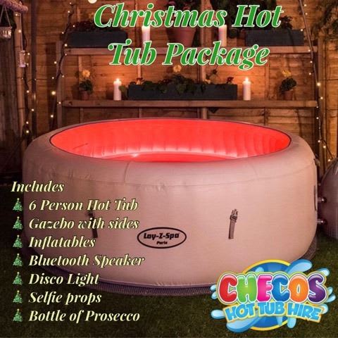 Christmas Hot Tub Package