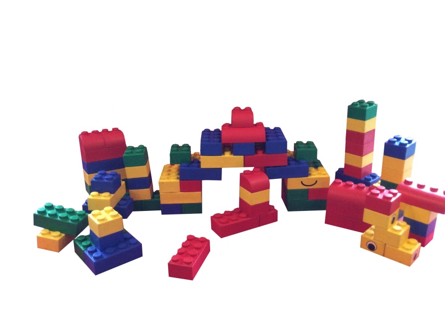 rubber lego blocks