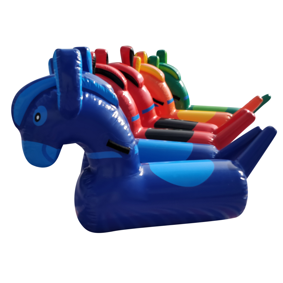 Inflatable store bouncy horse