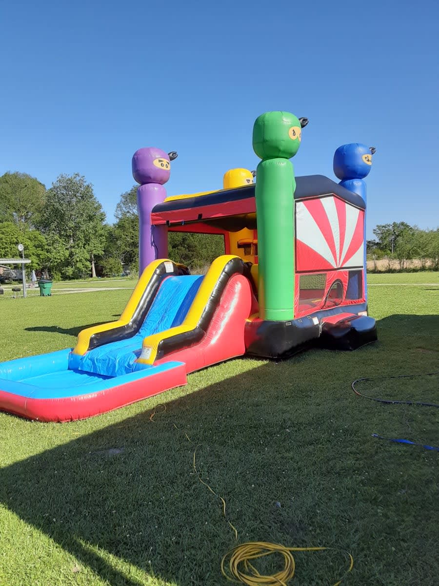 Ninja Fun Jump and Slide Combo Rentals