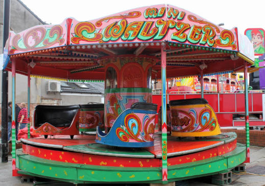 Children's waltzer ride on new arrivals