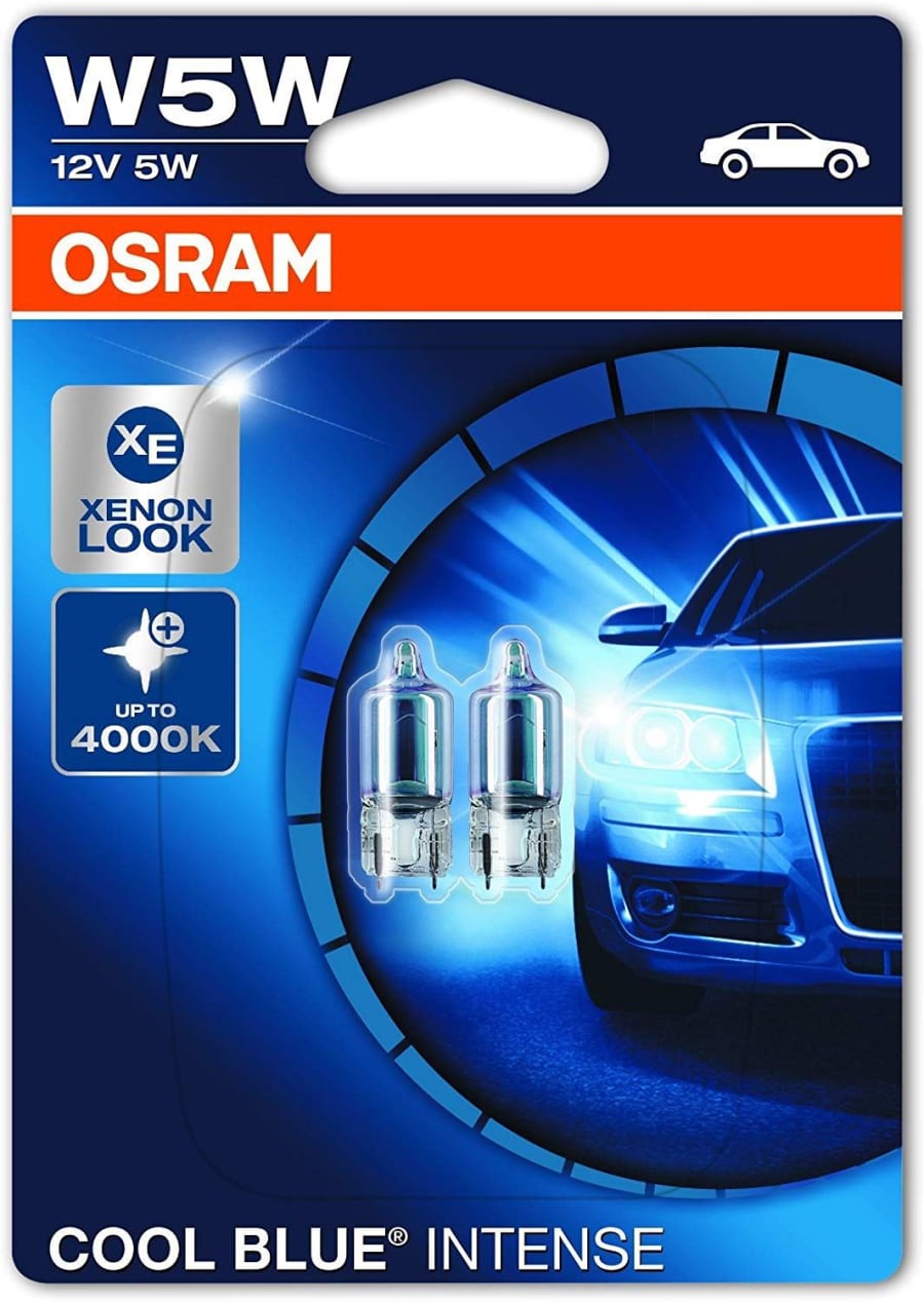 OSRAM - 12V Ultra Life - W5W - 5W - W2,1x9,5d - 2 pz - Blister