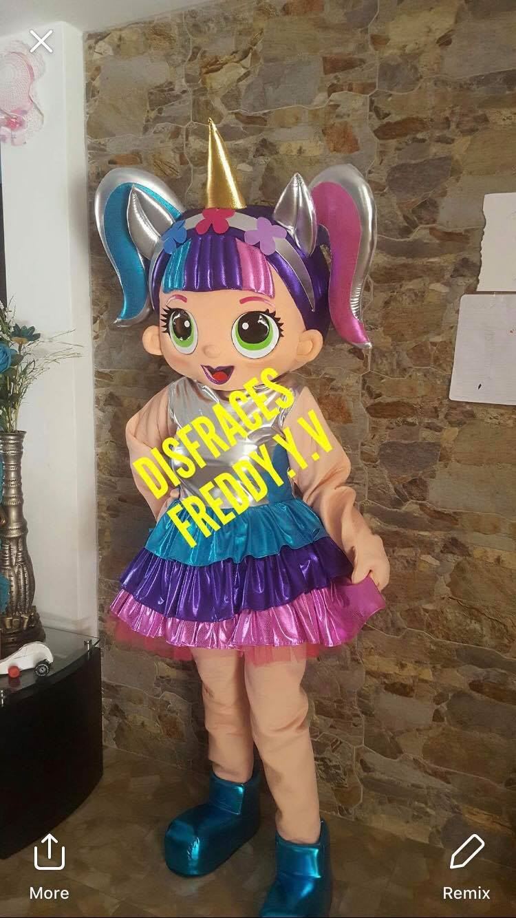 LOL Unicorn Surprise Doll Costume - Bouncy Castle Hire in Gravesend, Strood, Sidcup, Welling, Northfleet, Sevenoaks, Dartford, Chatham