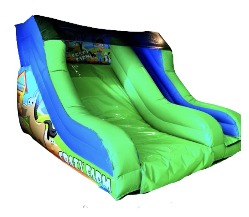 Crazy Farm Mini Toddler Slide W 12ft L 12ft H 8.5ft