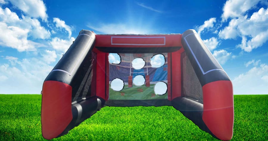 Inflatable Beat The Goal Keeper - Bouncy Castle Hire and soft play