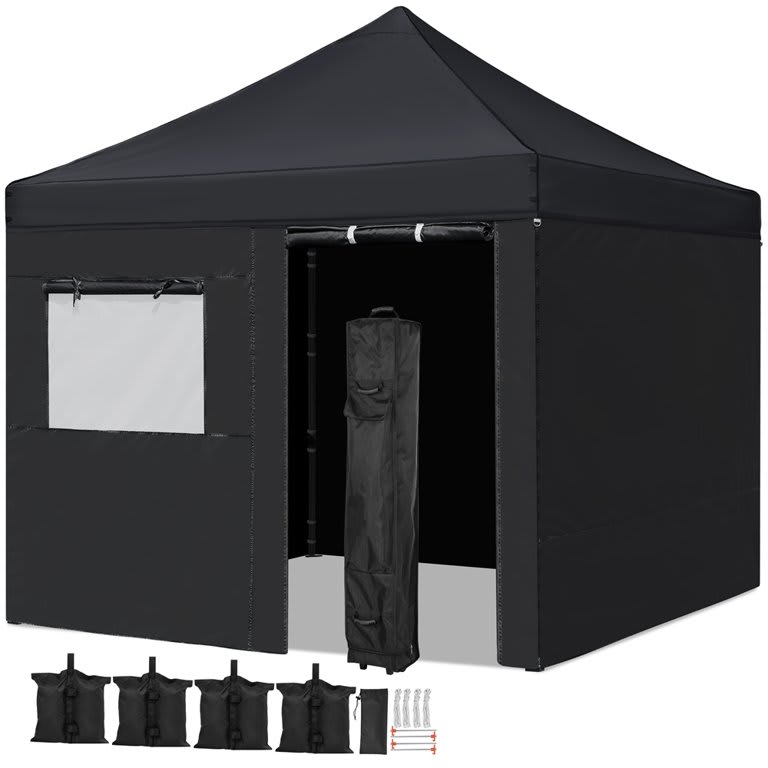 Black pop outlet up tent