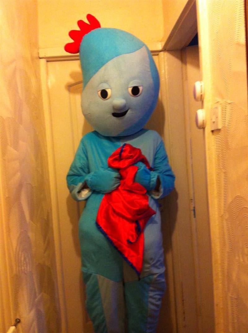 Iggle Piggle Mascot Costume - Bouncy Castle Hire in Essex