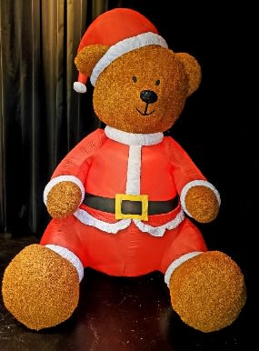 Inflatable store christmas bear