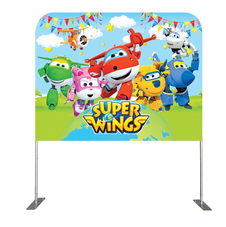 6ft x 7ft Super Wings Backdrop - Bouncy Castle & Party Rentals in  Bridgetown, Barbados