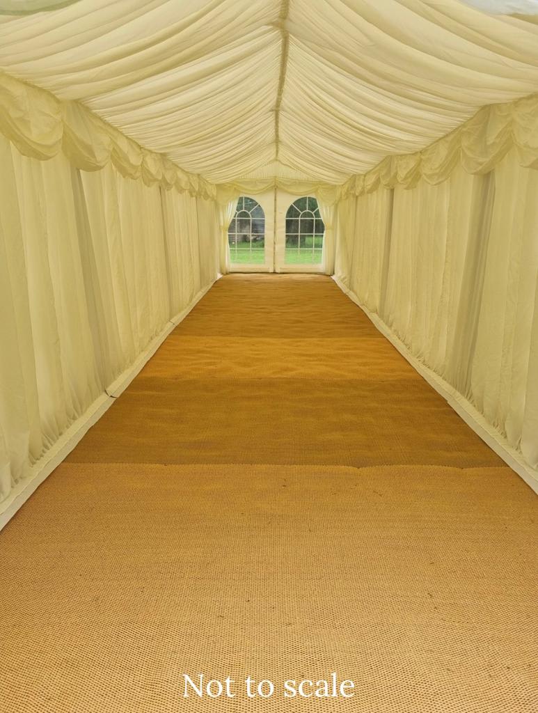 3m x 9m marquee Lining