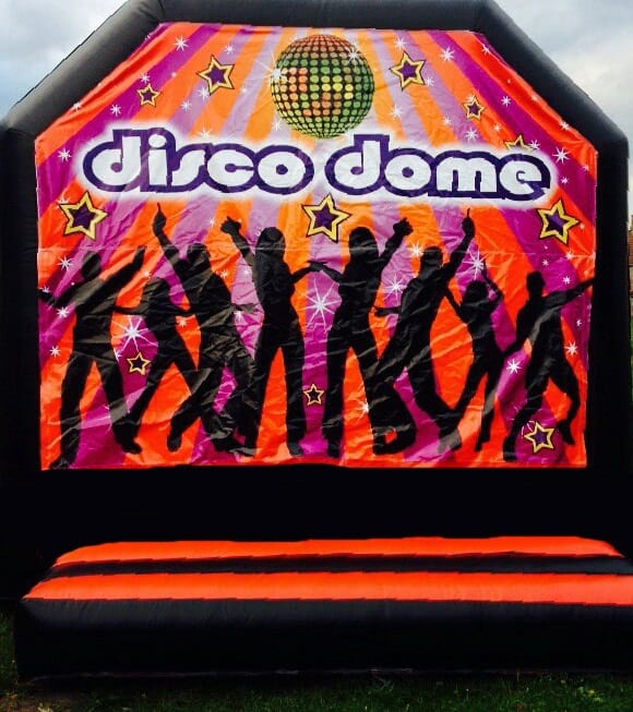 12ft x 17ft Disco Dome With removable front cover - Bouncy Castle Hire in  Liverpool, Widnes, St Helens .& Nearby