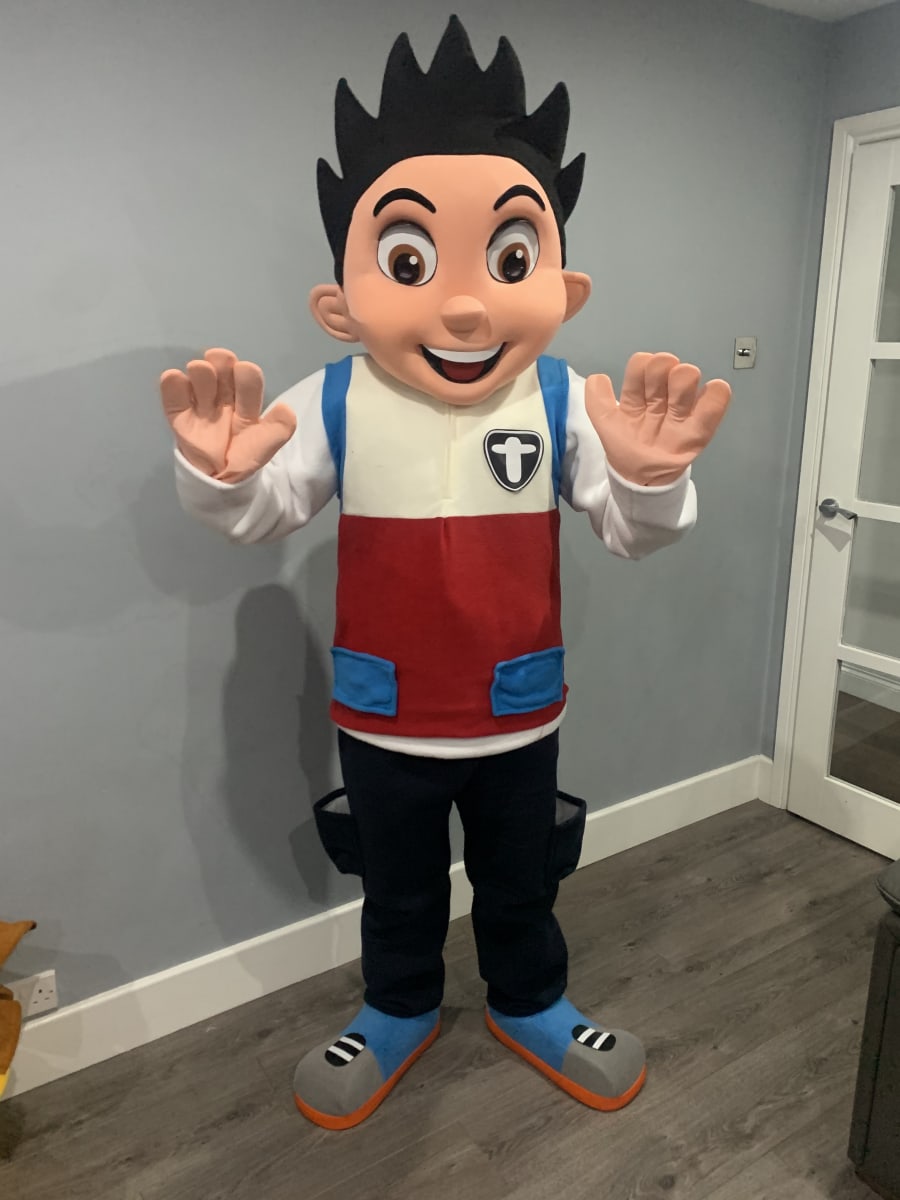 Ryder Paw Patrol Mascot Costume - Bouncy Castle Hire in Essex