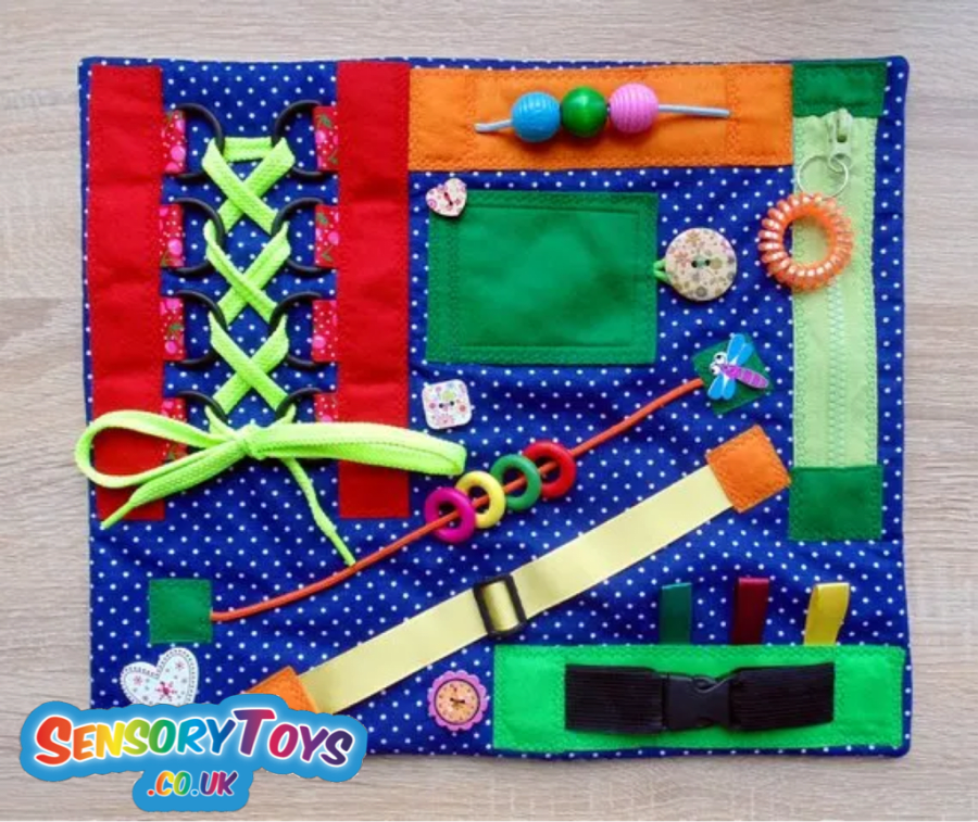 Fidget Blanket for Dementia Free Sensory Toys Online Toy Shop Popular Sensory Toys in Covering Hampshire Wiltshire Berkshire and throughout the United Kingdom SENSORYTOYS