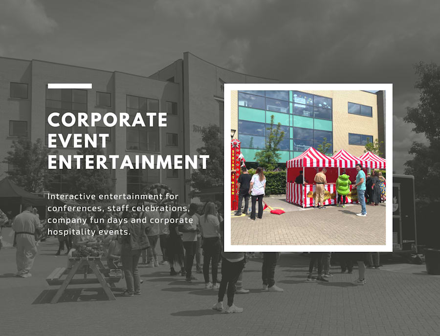 Corporate event entertainment hire across the UK
